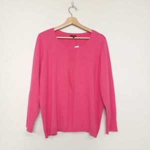 NEW Talbots Women's Pink Crew Neck Sweater Size 2Xp